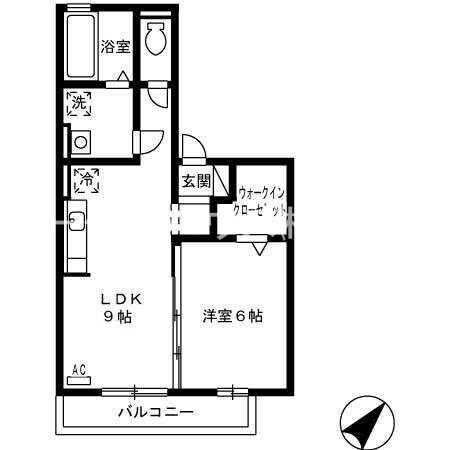 エスポワール弥生が丘の物件間取画像