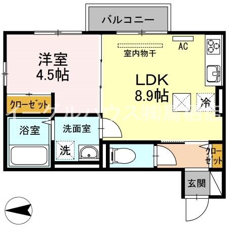 フォーライフ２１の物件間取画像
