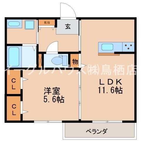 コウジィコートの物件間取画像