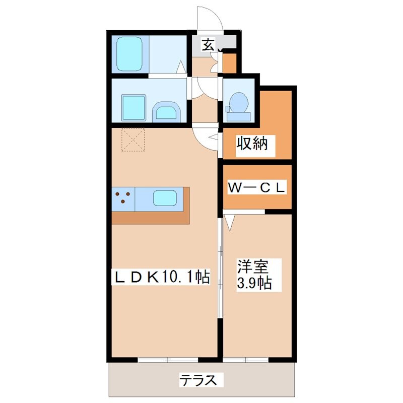 プルメリアの物件間取画像