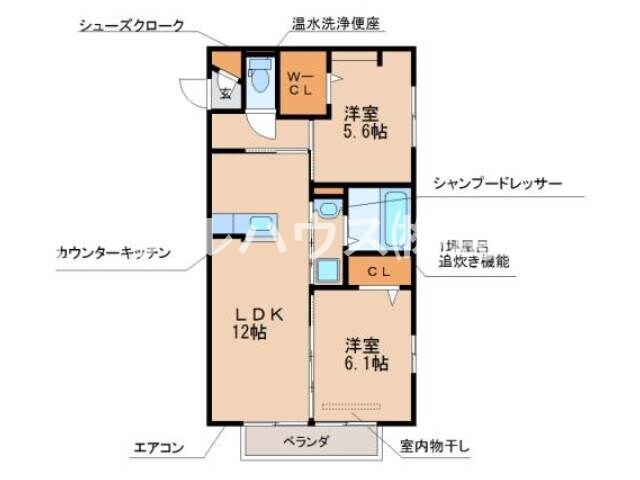ソレイユ宿の物件間取画像