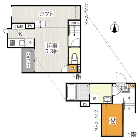 CBアデリーナ鳥栖の物件間取画像