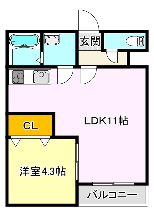 ジリオ鳥栖の物件間取画像