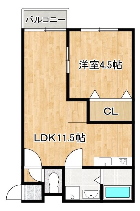 ジリオ鳥栖の物件間取画像
