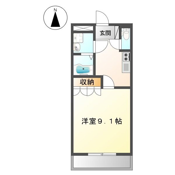 サンテラスの物件間取画像