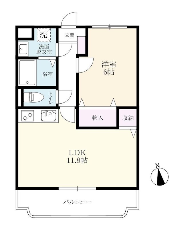 メゾンドセレナIの物件間取画像