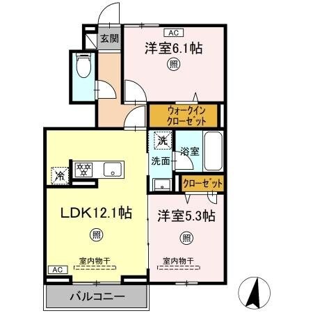 グラン・ルーチェの物件間取画像