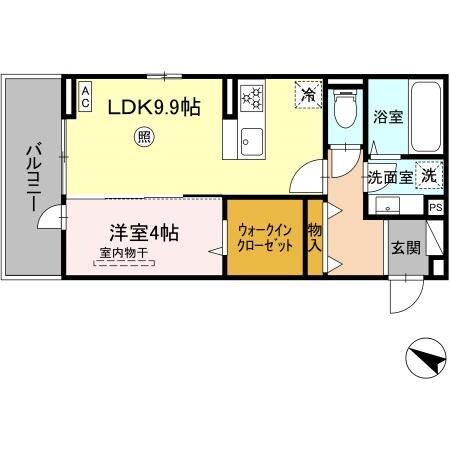 メゾンベールの物件間取画像