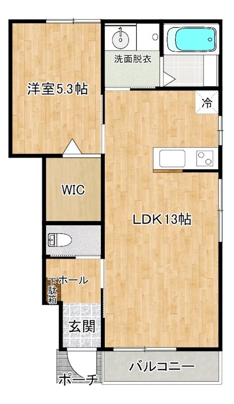 プランドール依井の物件間取画像