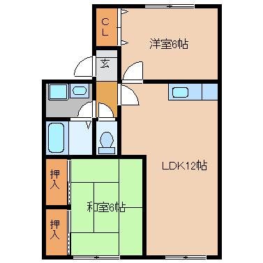 サンライズ三沢の物件間取画像