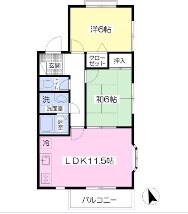 HopeHillsOgamiIIIの物件間取画像