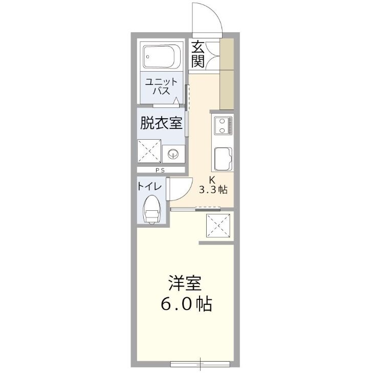 クランク小郡の物件間取画像