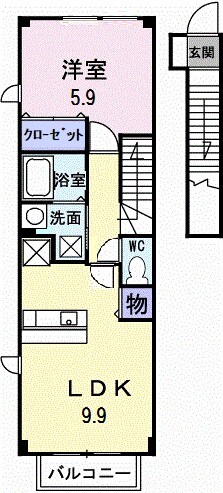 物件間取画像