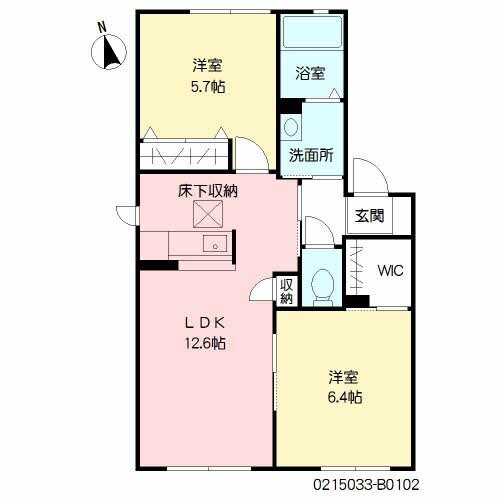 シャーメゾン小森野　B棟の物件間取画像