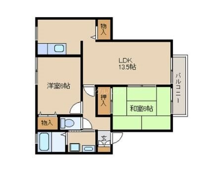 ウェルフェアビレッジAの物件間取画像