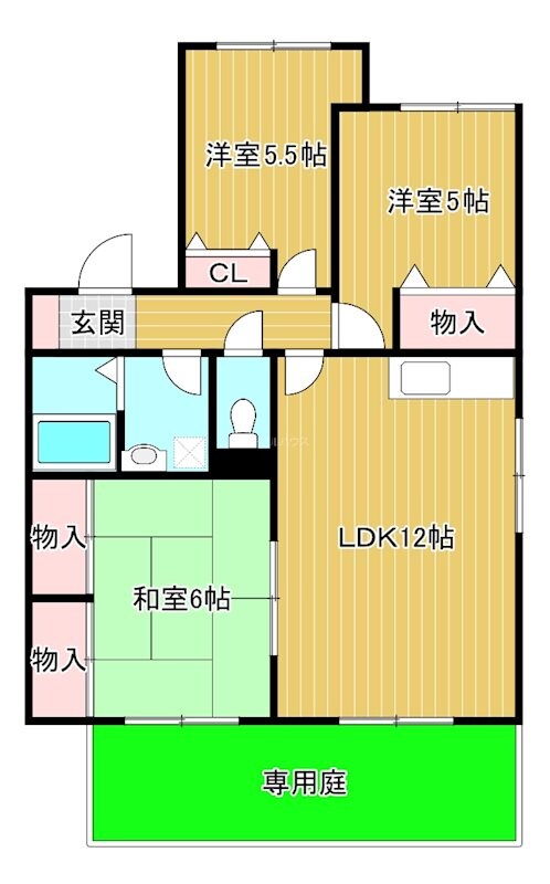 ダスシュロス吉田Ａの物件間取画像