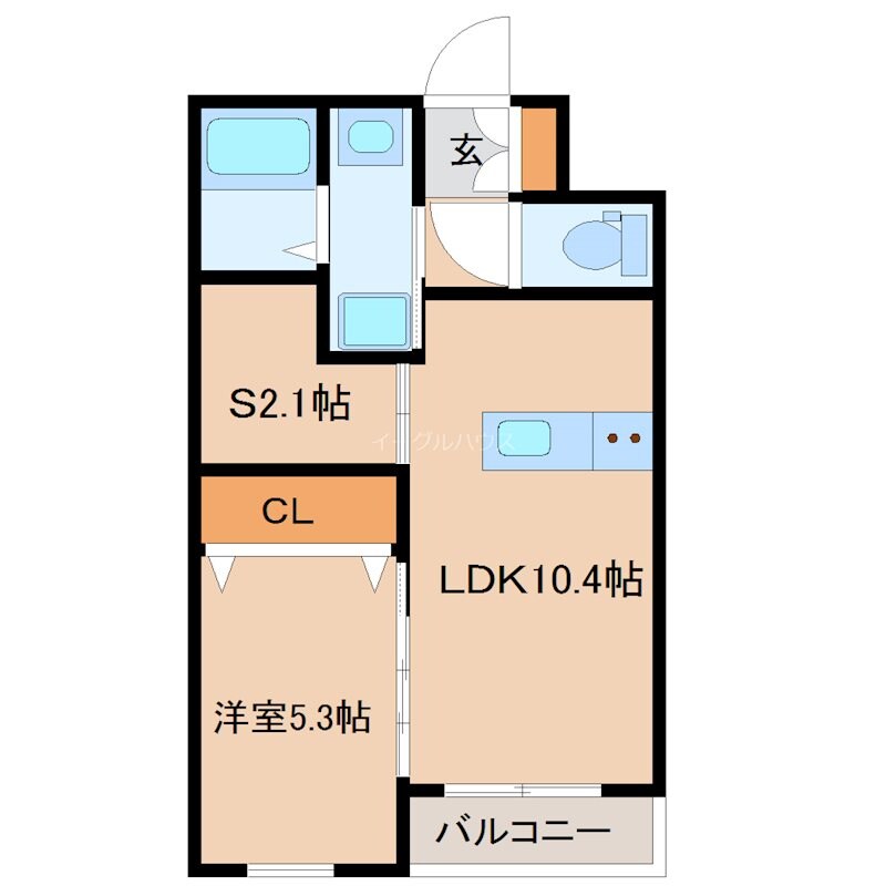 福岡県筑紫野市大字永岡マンション 1階の物件間取画像