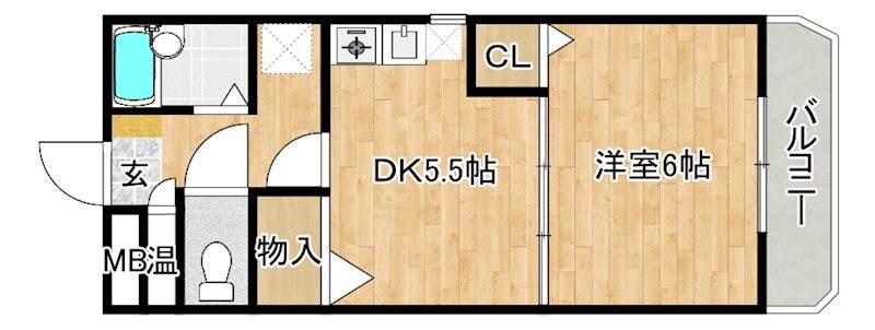 ジュネスシティの物件間取画像