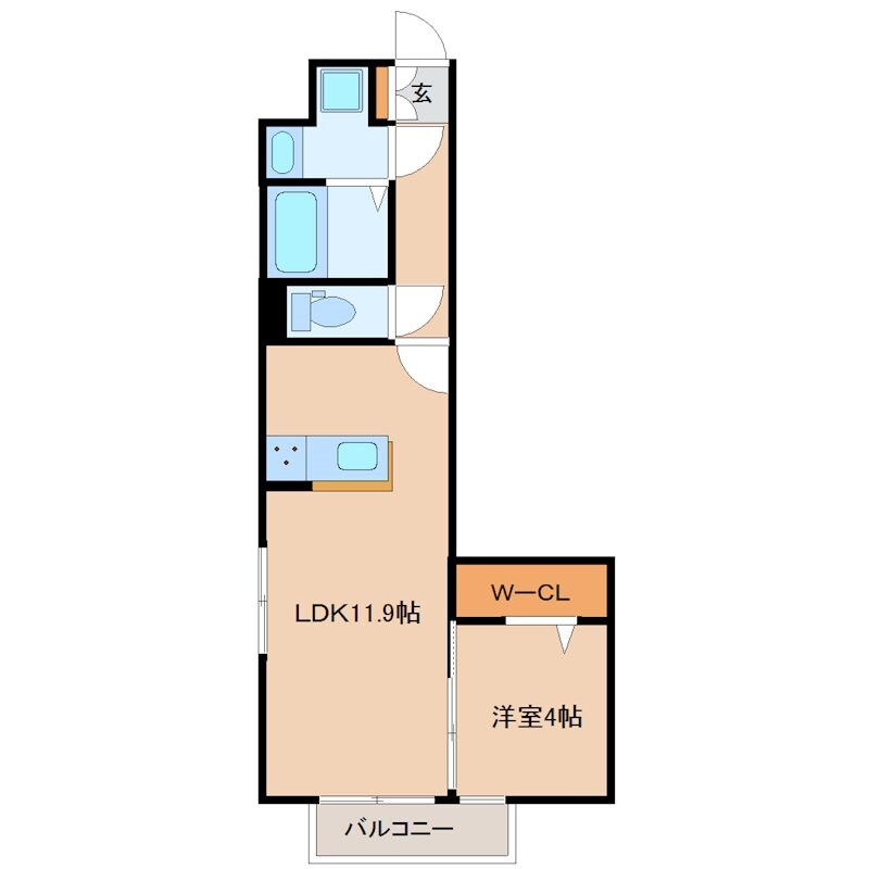 Ragstyle二日市中央の物件間取画像