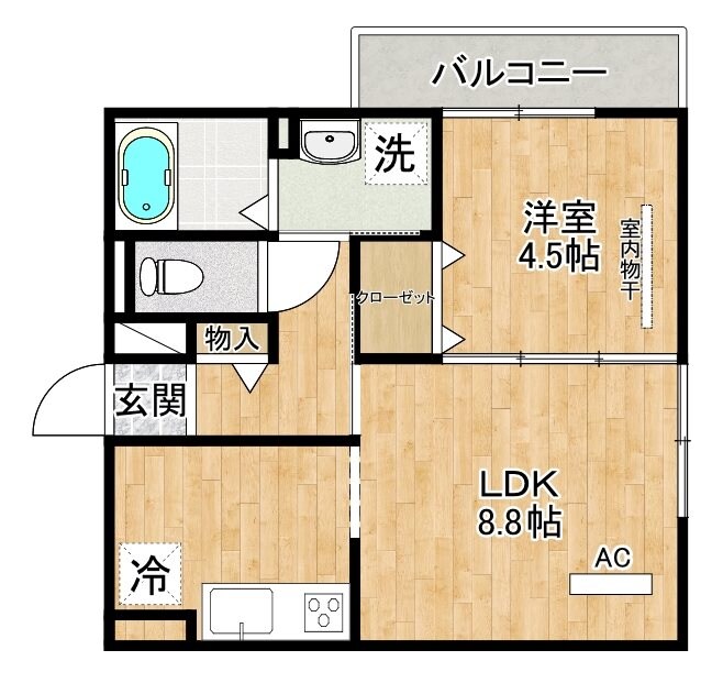 グレイスコートの物件間取画像