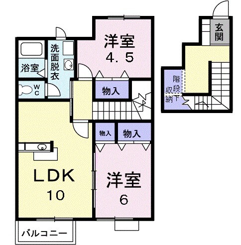 グラース　メゾンの物件間取画像