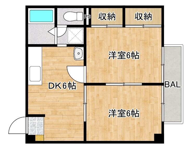 KSビレッジIIの物件間取画像