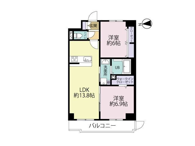 エルグランド二日市の物件間取画像