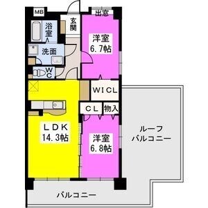 エスポワールの物件間取画像