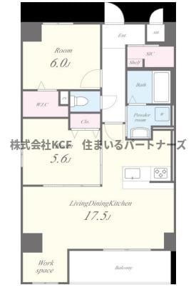 プラージュポインテ六ツ門の物件間取画像