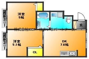 クラシア諏訪野の物件間取画像