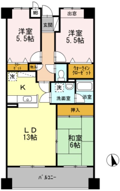 薫光苑の物件間取画像