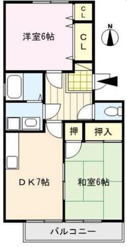 レイクヒルKASAの物件間取画像