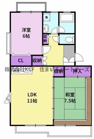 STアパートメントⅢの物件間取画像