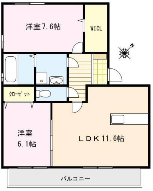 ハウスフリーデ五番館の物件間取画像