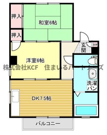 MKハイツ１号館の物件間取画像