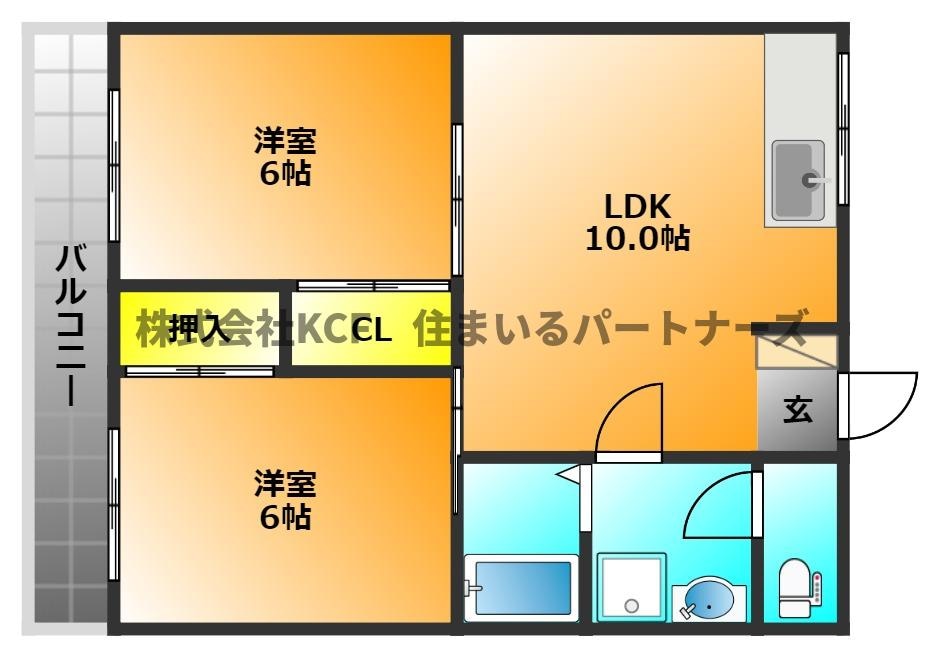 黒岩ビルの物件間取画像