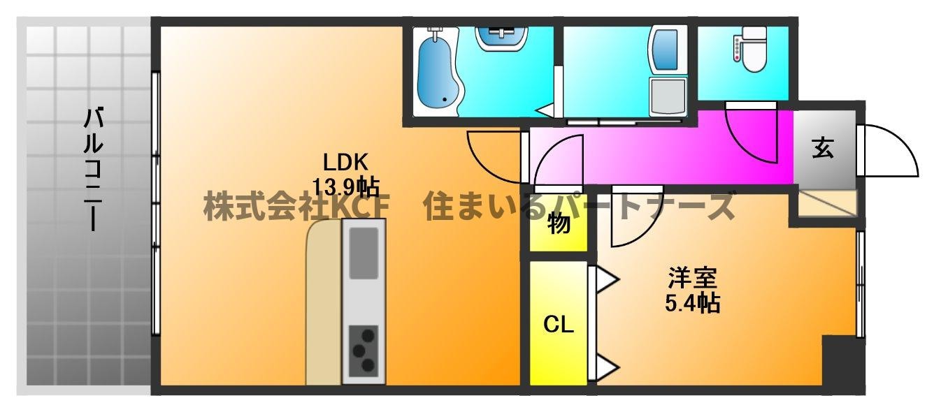 アーバンコート中央町の物件間取画像