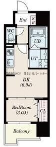 S-RESIDENCE久留米六ツ門abreastⅡの物件間取画像