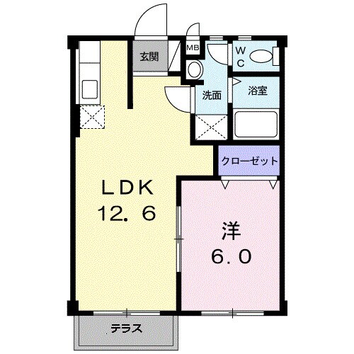 リバーサイドＭＹの物件間取画像