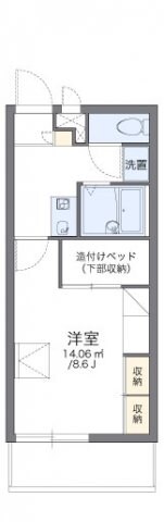 レオパレスドリームの物件間取画像