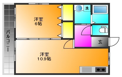 ラ・テール参番館の物件間取画像