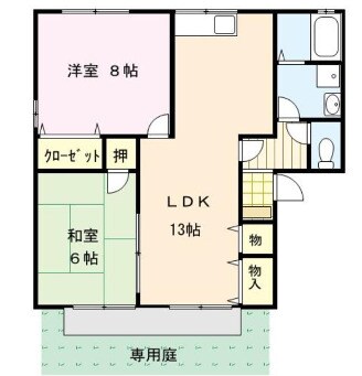 セジュール幸2の物件間取画像