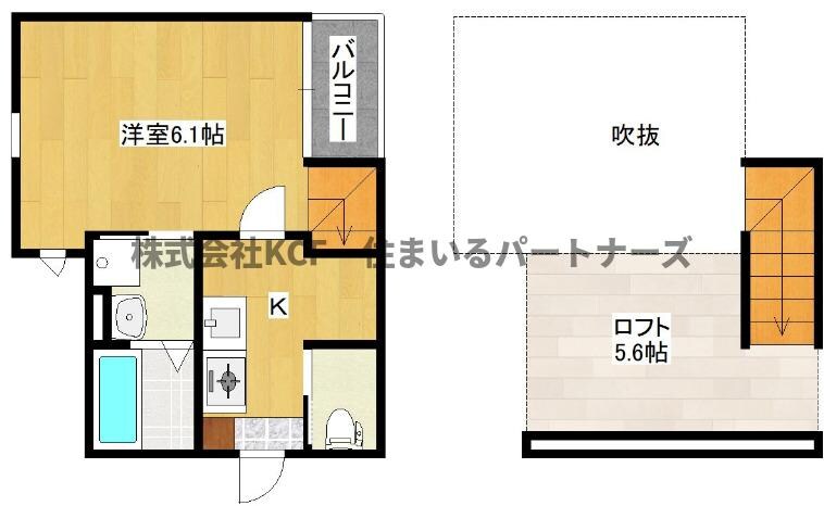 MAHORA MAISON久留米大学前駅　壱番館の物件間取画像