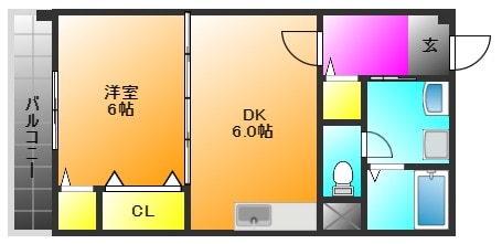 栗木第8ビルの物件間取画像