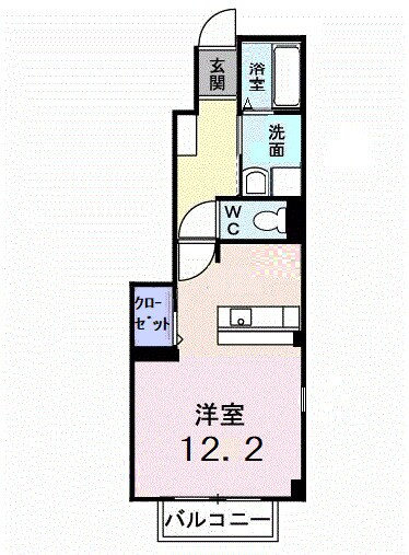 エスポワールの物件間取画像