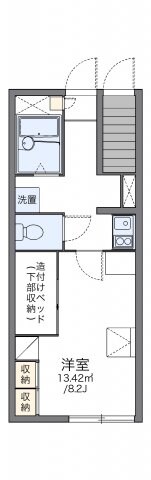 レオパレスルーミング誠の物件間取画像