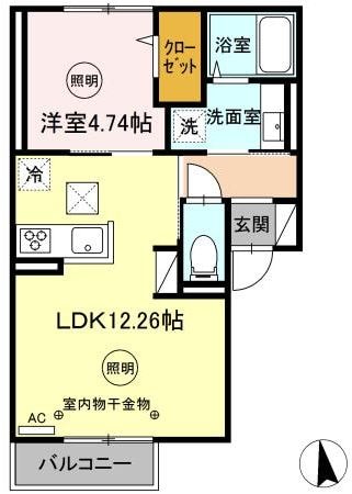 Fontaine和賀の物件間取画像