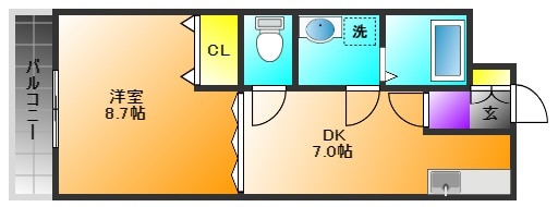 アメニティⅡの物件間取画像