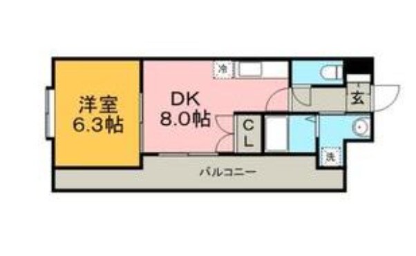 リード中央町の物件間取画像