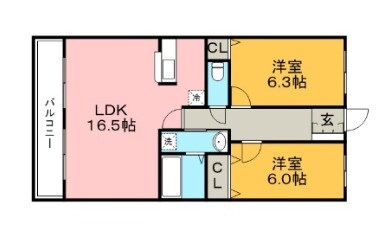 ルネスTANAKAIIの物件間取画像